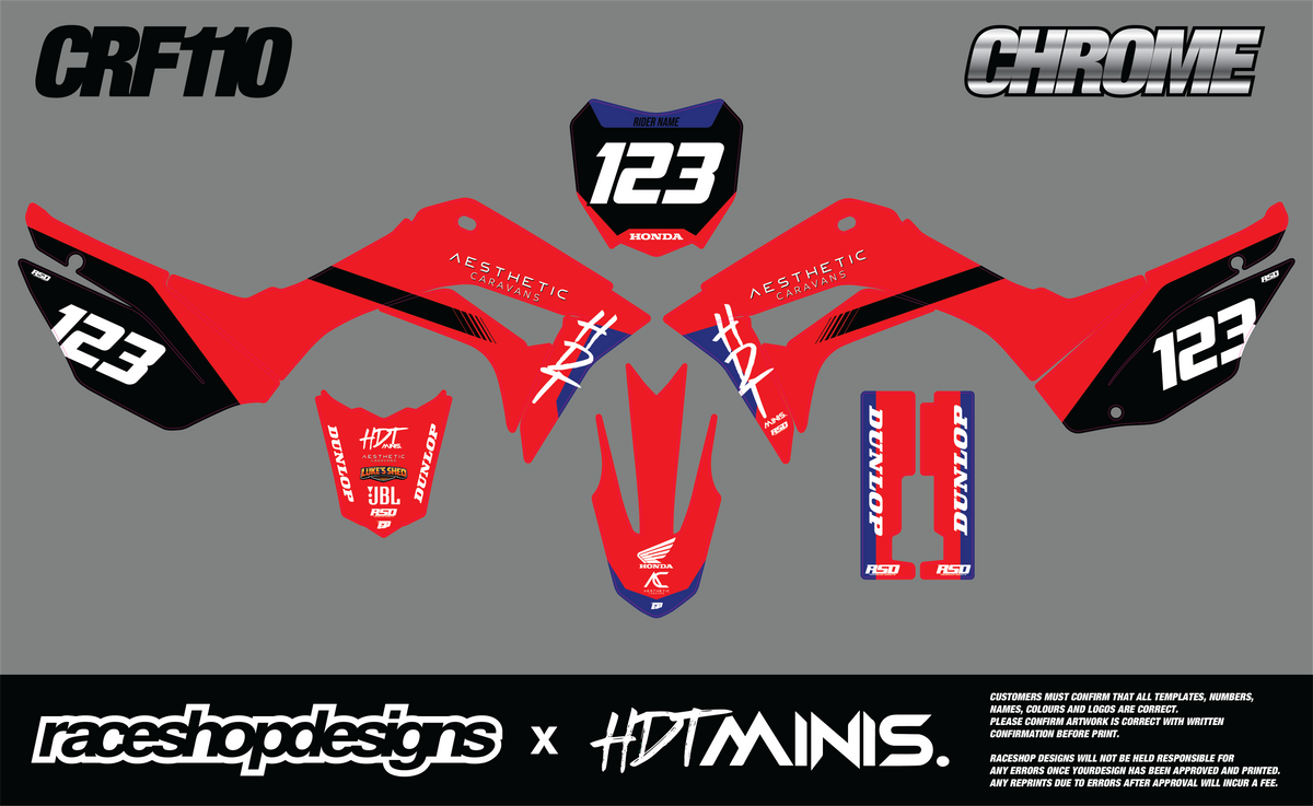 HDTMINIS METALLIC RED FACTORY EDITION