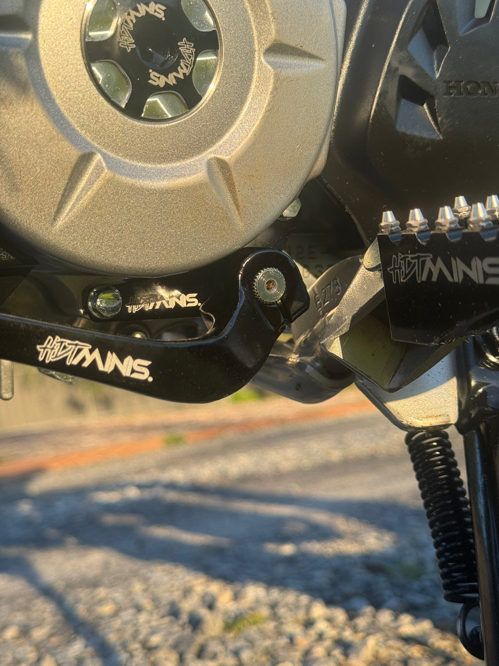 HDTMINIS CRF110F BILLET SHIFT SHAFT BRACE